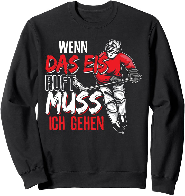 Eishockey Life Style Ice Hockey Trickot Deutschland Schläger Sweatshirt