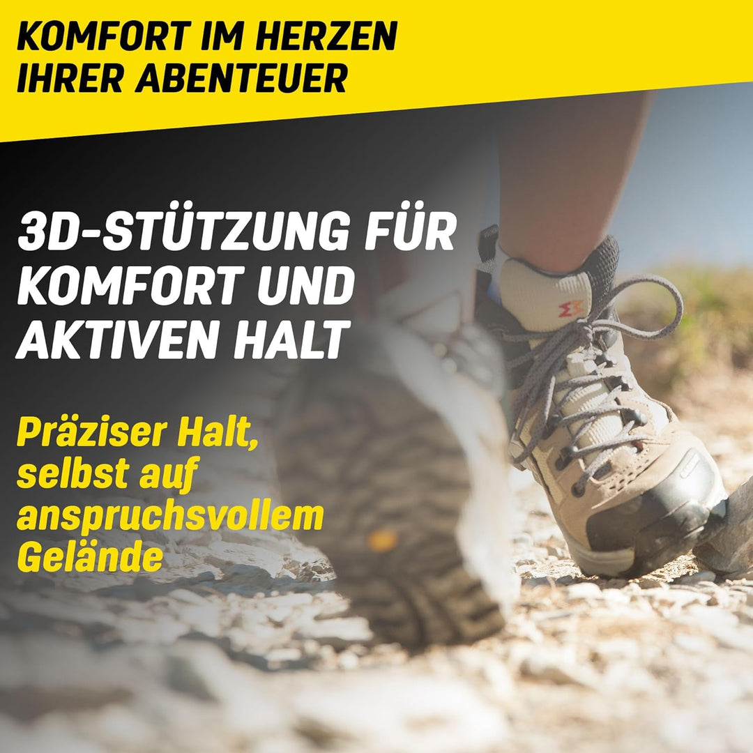 Sidas 3D Einlegesohlen für Wanderungen & Outdoor-Aktivitäten 46-48 Grün, 46-48 Grün