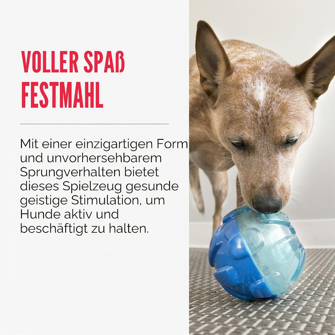 KONG – Rewards Ball – Besonders Robuster Interaktiver Leckerlispender – Für Grosse Hunde