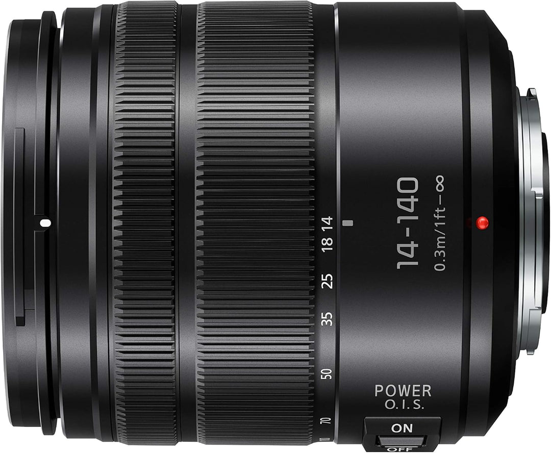 Panasonic H-FSA14140E Superzoom Objektiv LUMIX G (14-140mm (KB), Staubschutz, Spritzwasserschutz, F3