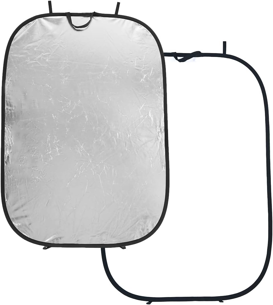 Manfrotto Faltreflektor Silber/Weiss 180x125cm, Silber/Weiss
