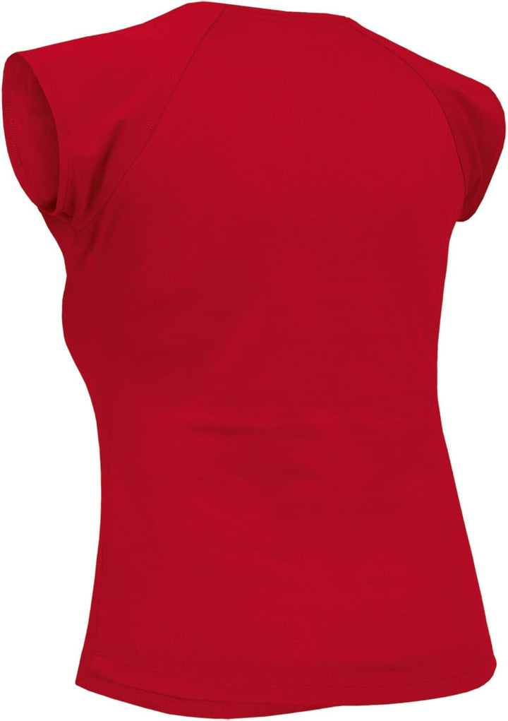 Leibwächter Flex-Line Damen T-Shirt V-Ausschnitt, tailliertes Arbeitsshirt Frauen, schnelltrocknend,