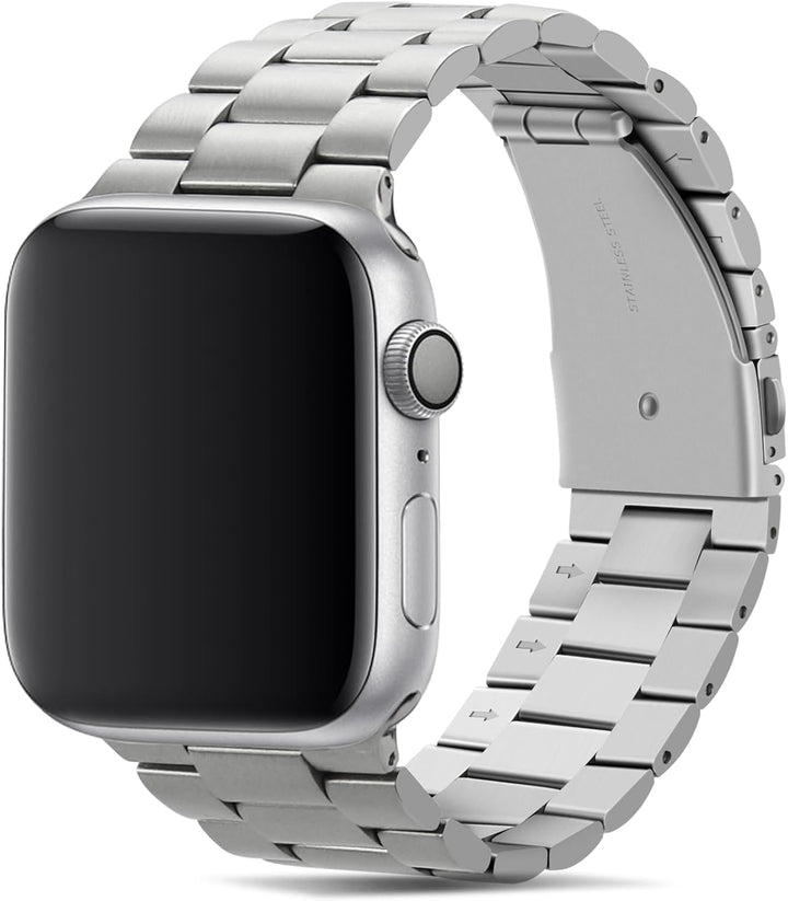 Tasikar Armband Kompatibel mit Apple Watch Armband 41mm 40mm 38mm Prämie Edelstahl Metall Ersatz Arm