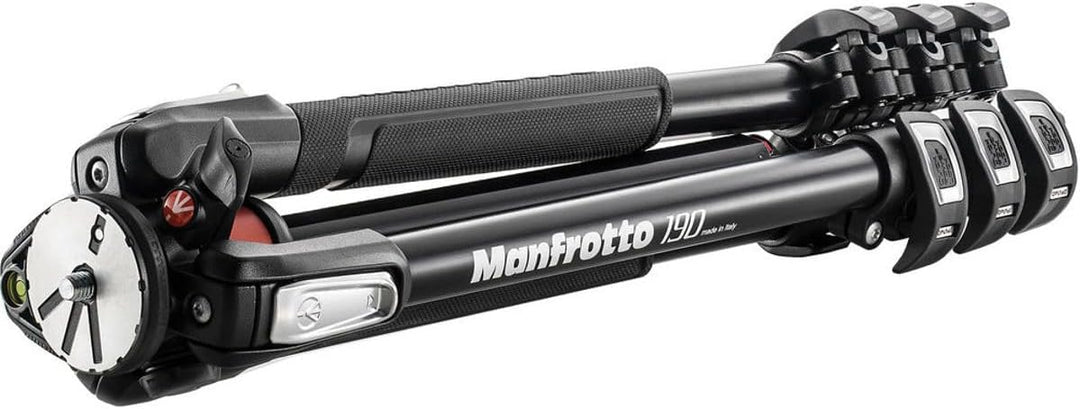 Manfrotto Treppiede 190X PRO4 Aluminium 4 Segm Stativ, Aluminium 4 Segm Stativ