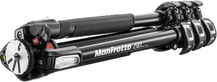 Manfrotto Treppiede 190X PRO4 Aluminium 4 Segm Stativ, Aluminium 4 Segm Stativ