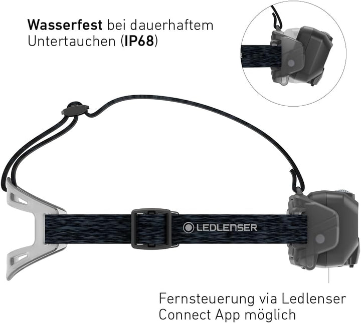 Ledlenser HF8R Core Stirnlampe Led wiederaufladbar | LED Kopflampe 1600 Lumen | Adventure Headlights