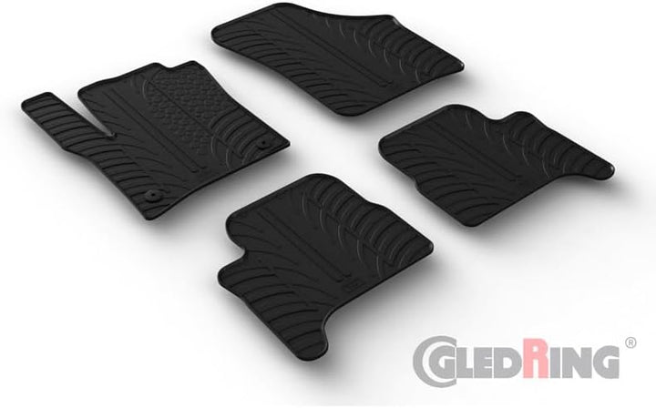 Gledring Satz Gummimatten kompatibel mit Volkswagen e-Up/Skoda e-Citigo/Seat e-MII 2019- (T Profil 4