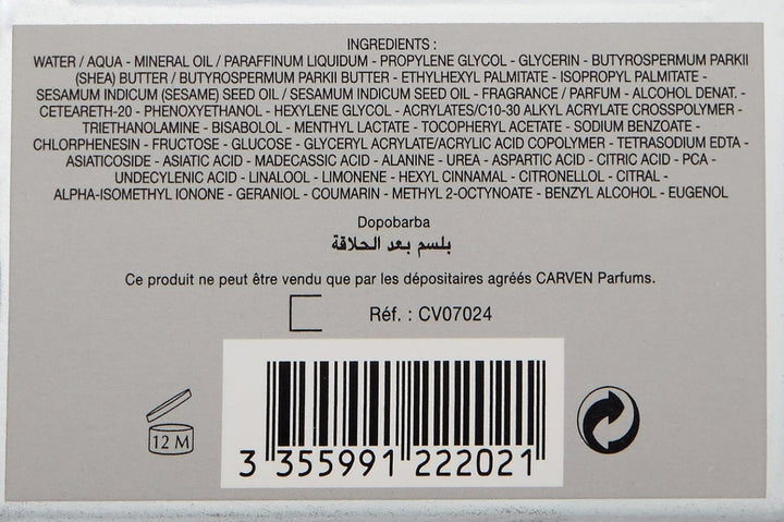 Carven L'Eau Intense Baume Après-Rasage 100 Ml