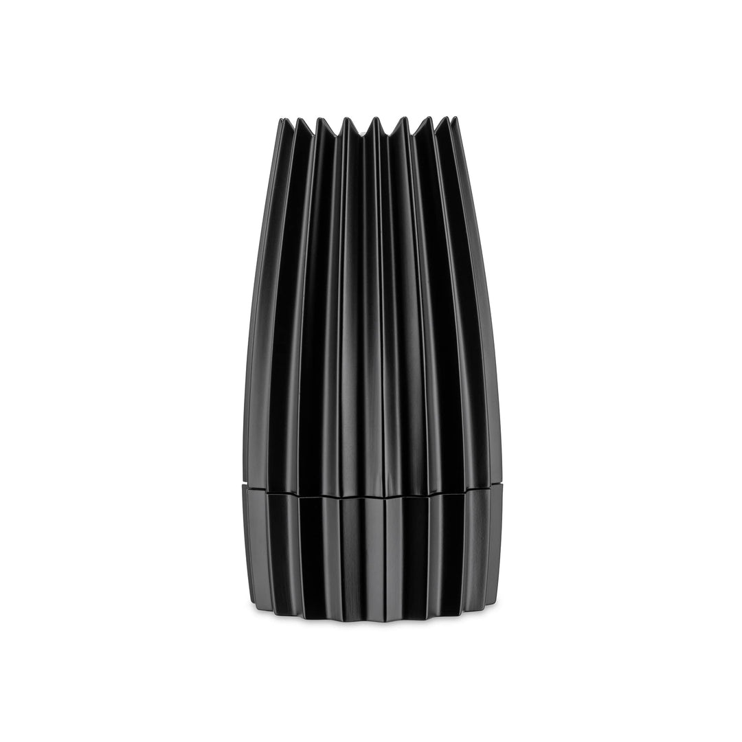 Alessi WAL03 B Grind Salz-/Pfeffer- und Gewürzmühle - Gussaluminium, schwarz., 7,50 x 7,50 x 14,20 c