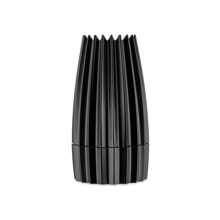 Alessi WAL03 B Grind Salz-/Pfeffer- und Gewürzmühle - Gussaluminium, schwarz., 7,50 x 7,50 x 14,20 c