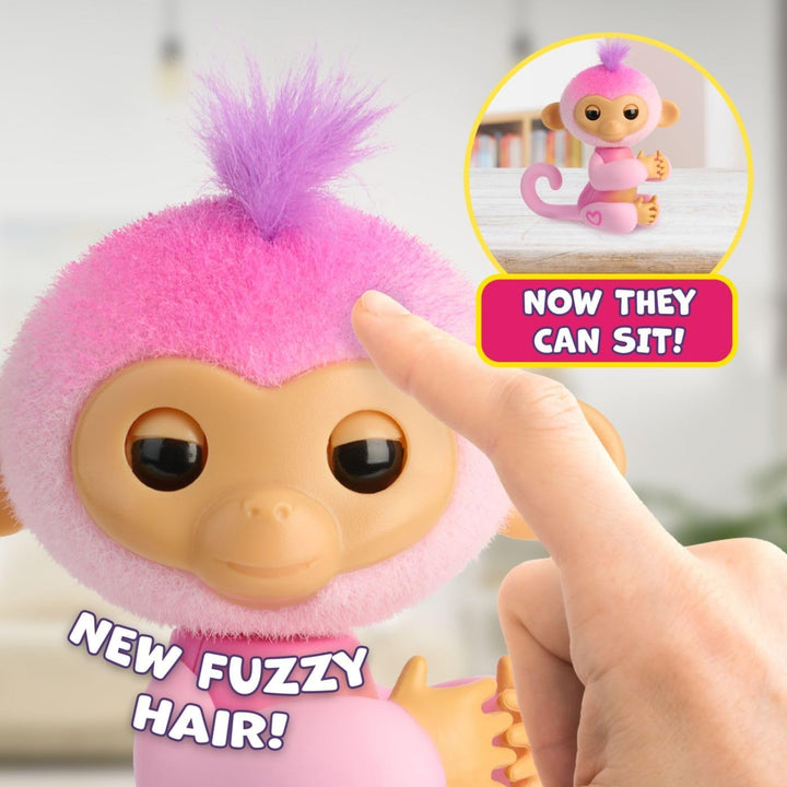 Fingerlings 2.0 Monkey Pink - Harmony, 3.14 x 3.14 x 4.92 inches