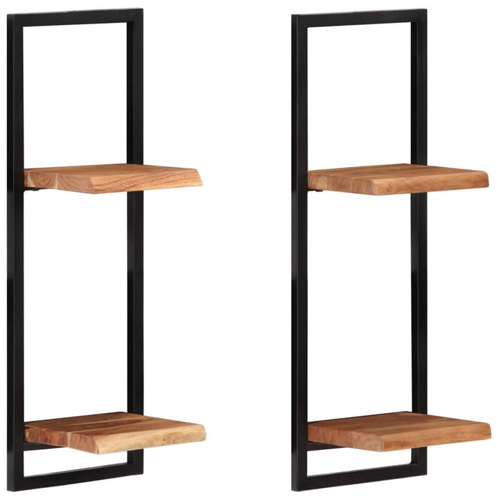 Tidyard Wandregale 2 STK.Wandschränke Hängeschrank Regal Bücherregal Schrank Wandboard 25 x 25 x 75