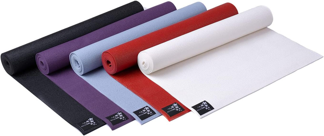 Yogistar Yogamatte Plus - rutschfest und extra lang - 8 Farben Aubergine