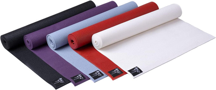 Yogistar Yogamatte Plus - rutschfest und extra lang - 8 Farben Aubergine