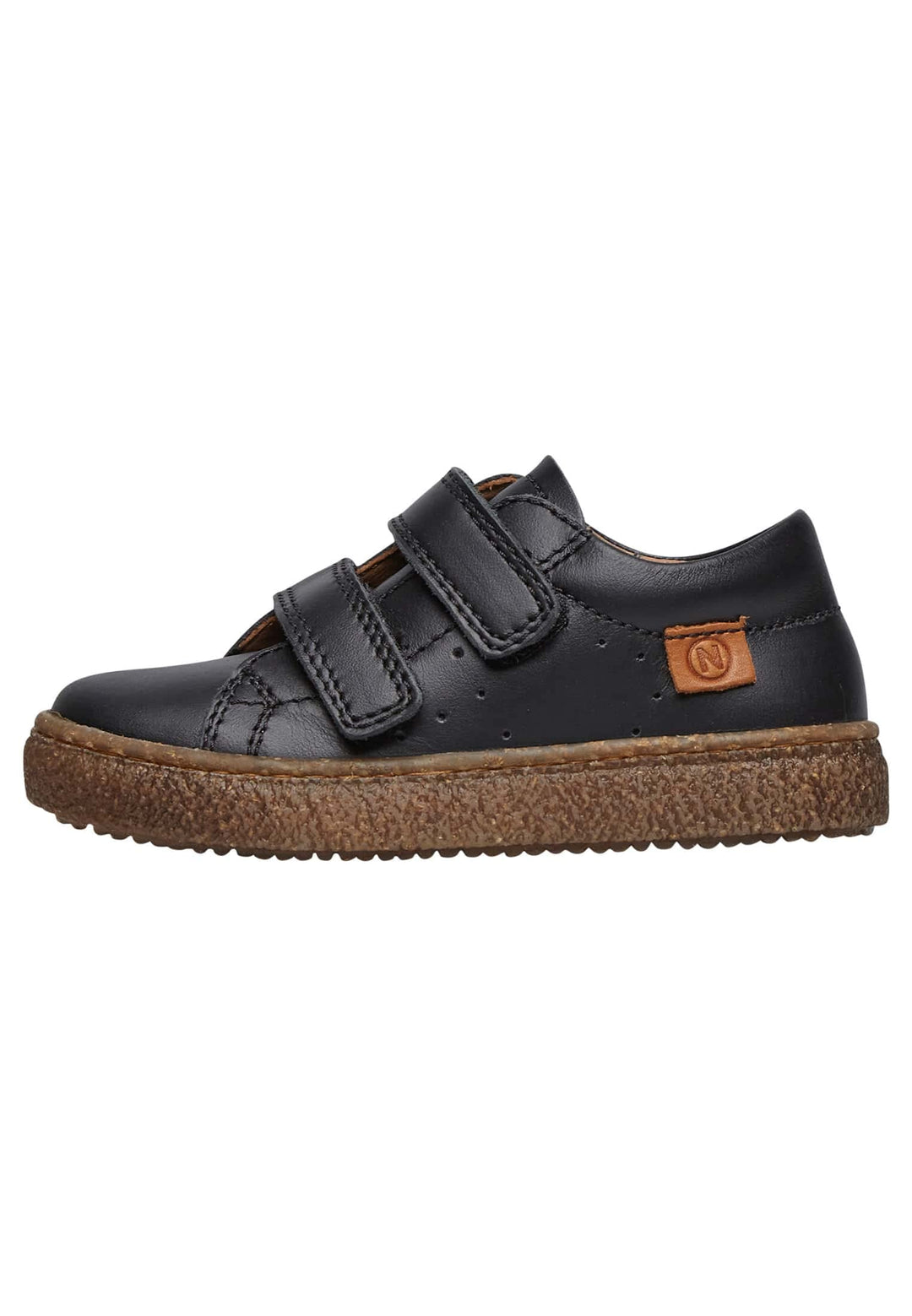 Naturino Carex VL-Sneakers aus Leder 21 EU Schwarz, 21 EU Schwarz