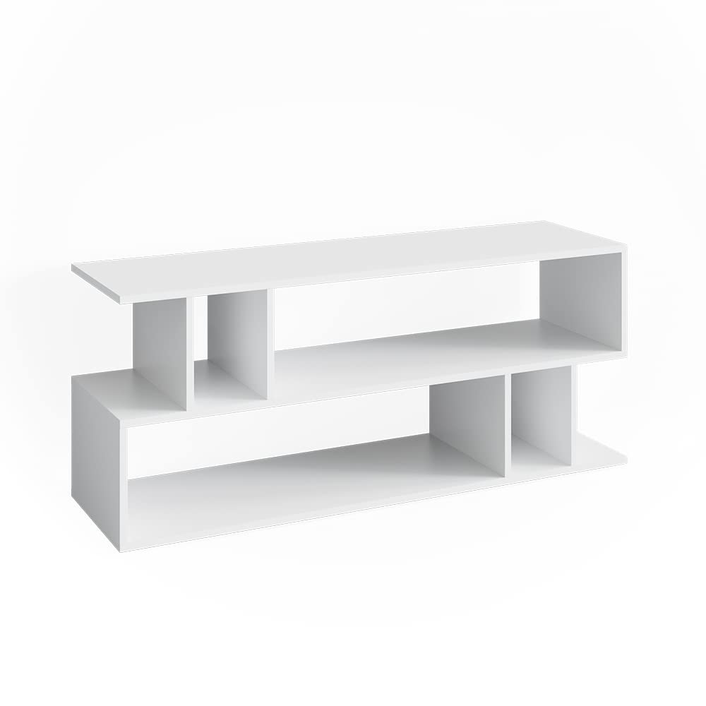 Vicco Lowboard Karel, Weiss, 120 x 51 cm