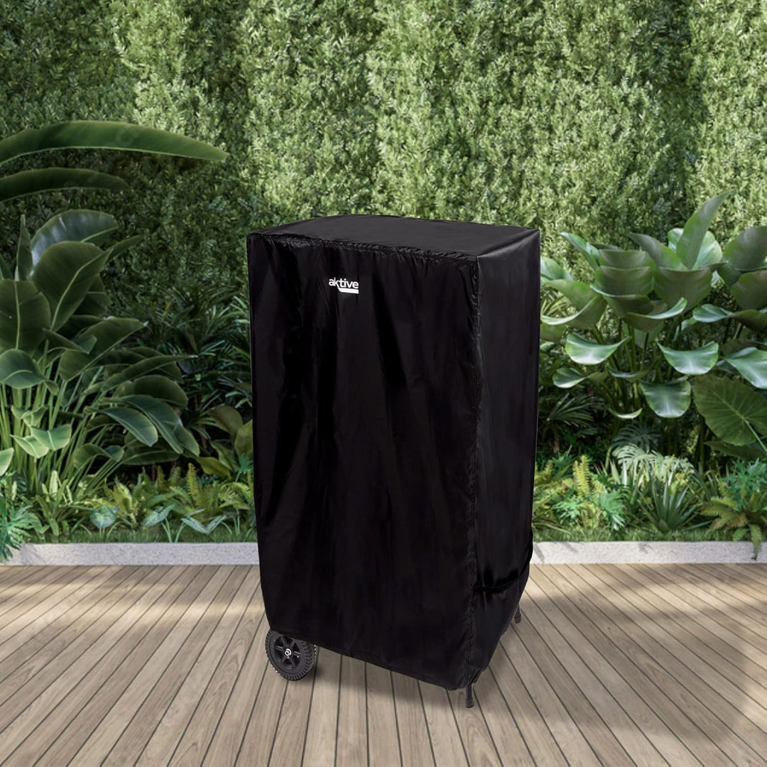 AKTIVE Wasserdichte Grillabdeckung für den Aussenbereich, verstärkt und verstellbar, 100 % Polyester