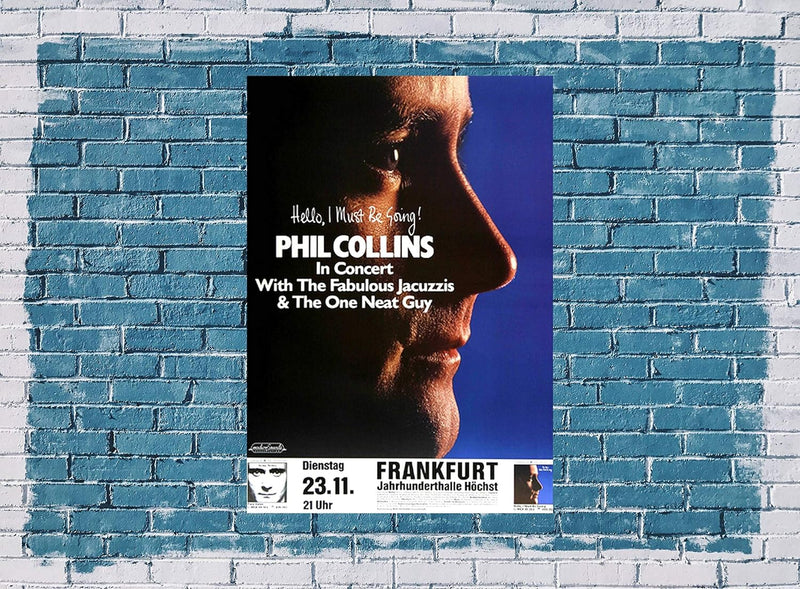 Phil Collins - Face Value, Frankfurt 1983 » Konzertplakat/Premium Poster | Live Konzert Veranstaltun