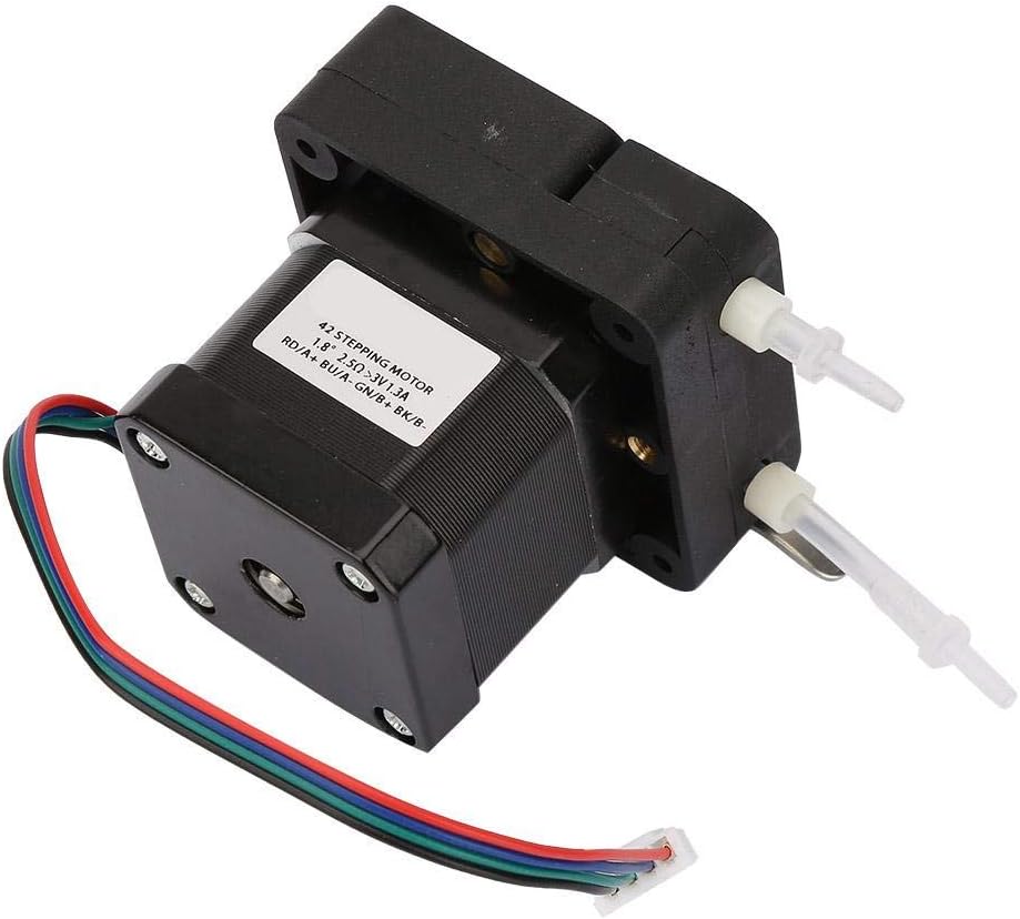 Keenso Mikro Peristaltische Pumpe Kit, 12-24V Grosser Fluss Mini Peristaltikpumpe Anti -Korrosion pe