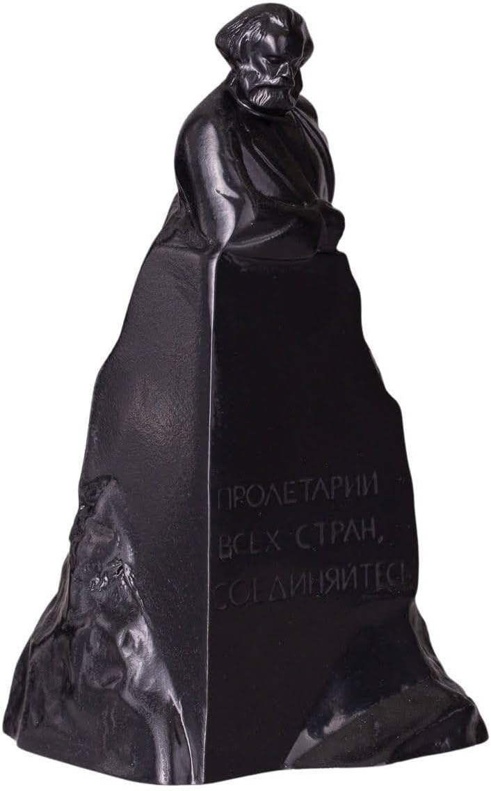 danila-souvenirs Deutscher Philosoph Sozialist Karl Marx stein Büste Statue Skulptur 14,5 cm