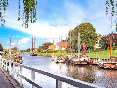 CALVENDO Puzzle Carolinensiel Hafen 1000 Teile Lege-Grösse 64 x 48 cm Foto-Puzzle Bild von Andrea Dr