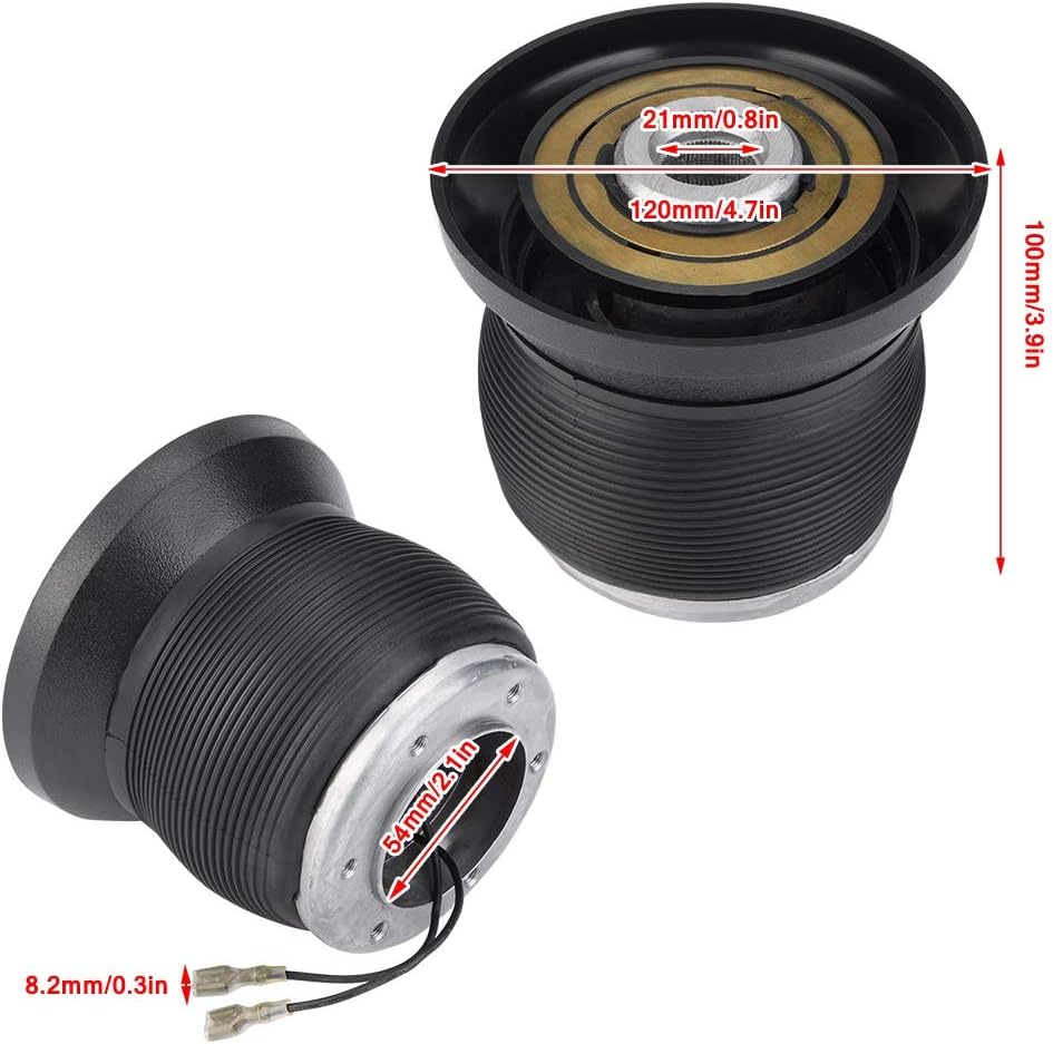 Lenkradadapter,Duokon Lenkradnabenadapter, 21mm lenkradnabe Lenkrad Innenraum Racing Lenkrad Short A