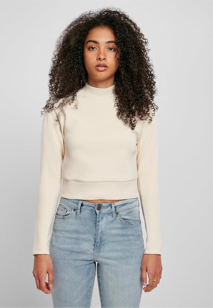 Urban Classics Damen Sweatshirts, L Sand