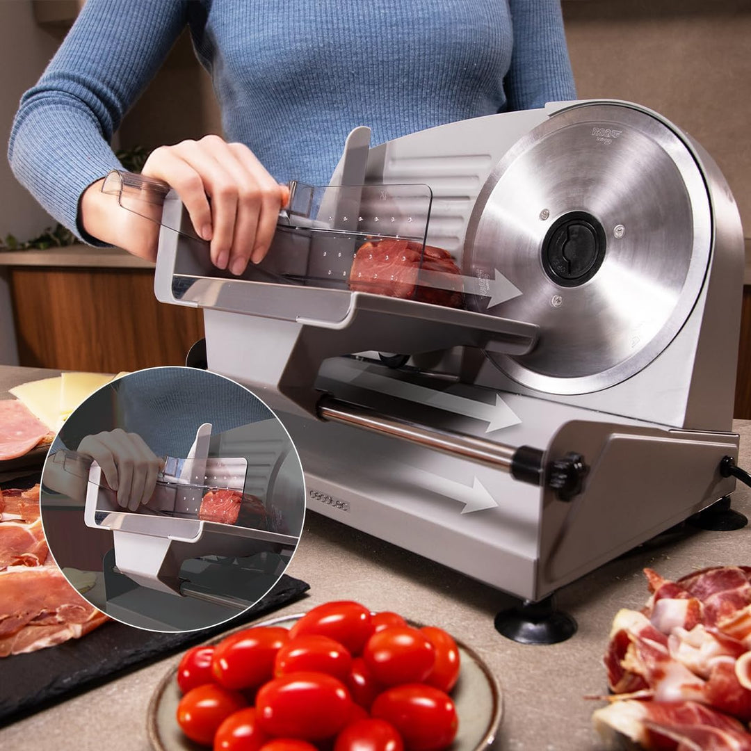 Cecotec Allesschneider ProBlades Easy Clean 200, 200 W, Solingen Glattklinge 19 cm + gezahnte Klinge