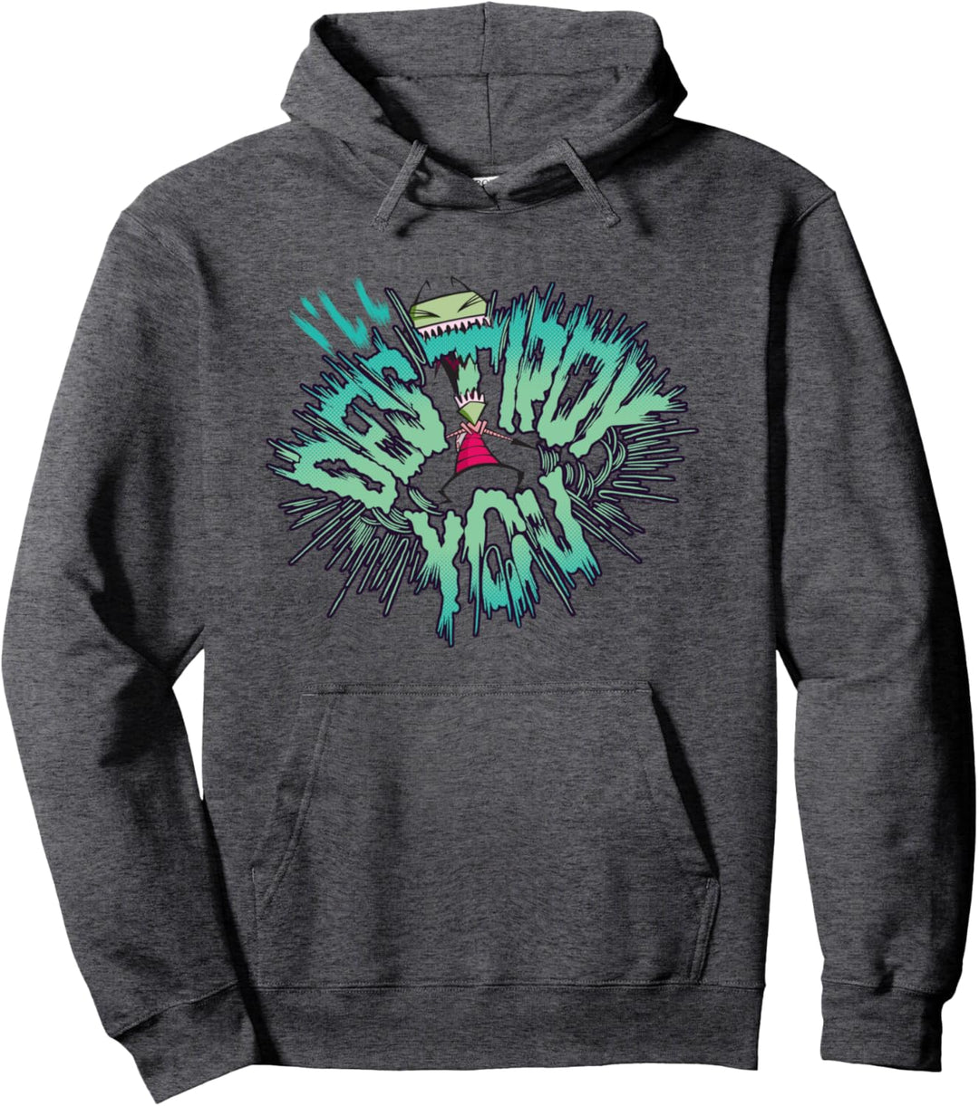 Invader Zim I'll Destroy You Pullover Hoodie