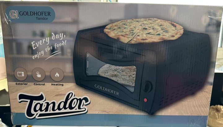 Goldhofer: Tandoor Ofen Oven Pizza Chapati Roti Lahmacun Manakish Naan Brot Maker Elektro Tandoori K