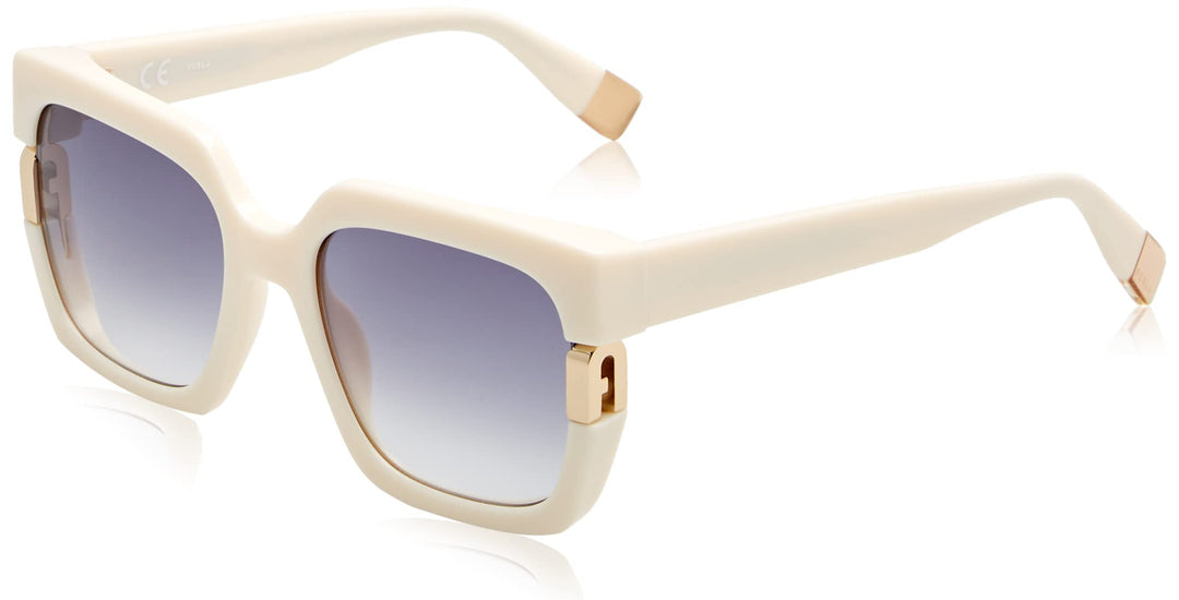 Furla Unisex Sunglasses 54 Shiny Rose Powder, 54 Shiny Rose Powder
