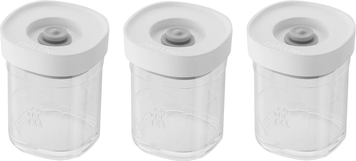 ZWILLING FRESH & SAVE CUBE Gewürzdosen 3-tlg., Grösse XS, Modulare & Stapelbare Vorratsdose, Luftdic