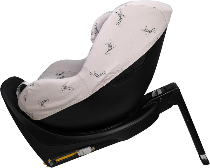 JYOKO KIDS Bezug für Autositz kompatibel mit Maxi Cosi (Giraffe, Maxi Cosi Mica Eco I-Size)
