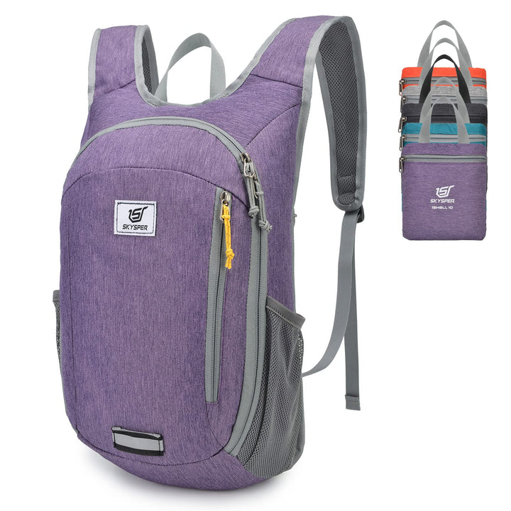 SKYSPER 10L Faltbarer Rucksack Ultraleicht Tagesrucksack Wasserfest Daypack Reiserucksack Wanderruck