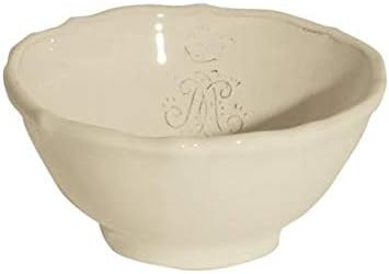 CREAFLOR HOME 6er Set Müslischale Corona D. 15cm H. 6,5cm Creme weiss Keramik Virginia Casa
