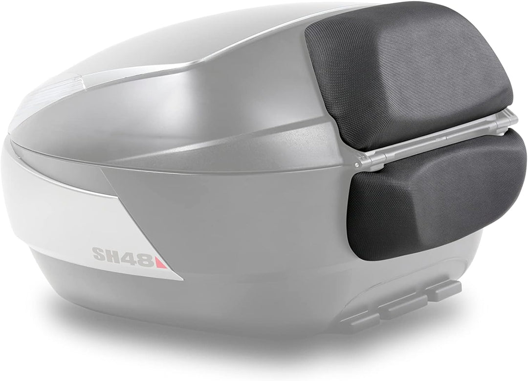 Shad D0B48100 Top-Case mit Universal Halter und Rückstrahler, 48 Liter Schwarz, Schwarz