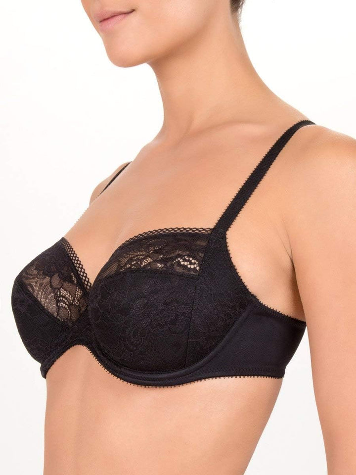 Conturelle Bügel-BH 805822 Secret Garden 85D Schwarz, 85D Schwarz