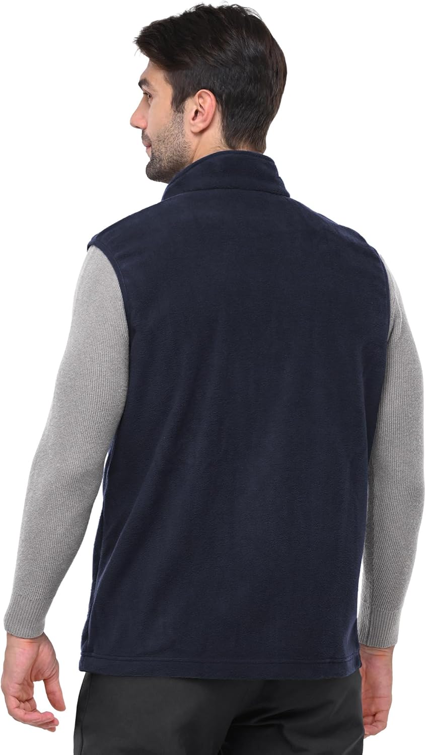 Outdoor Ventures Fleece Weste Herren Leicht Ärmellose Fleeceweste Jacke Winddicht Warm Gefütterte Wi