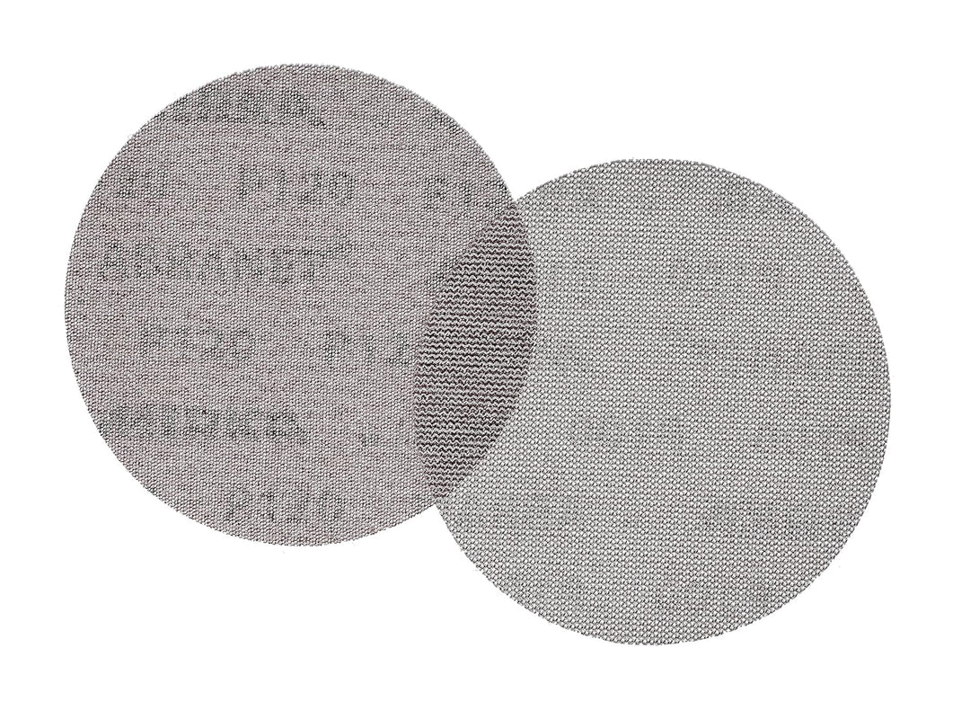 Mirka Abranet Schleifgitter Ø 125mm Klett/Korn P80 / 50 STK / 5423205080, Braun Abranet Netz-Schleif