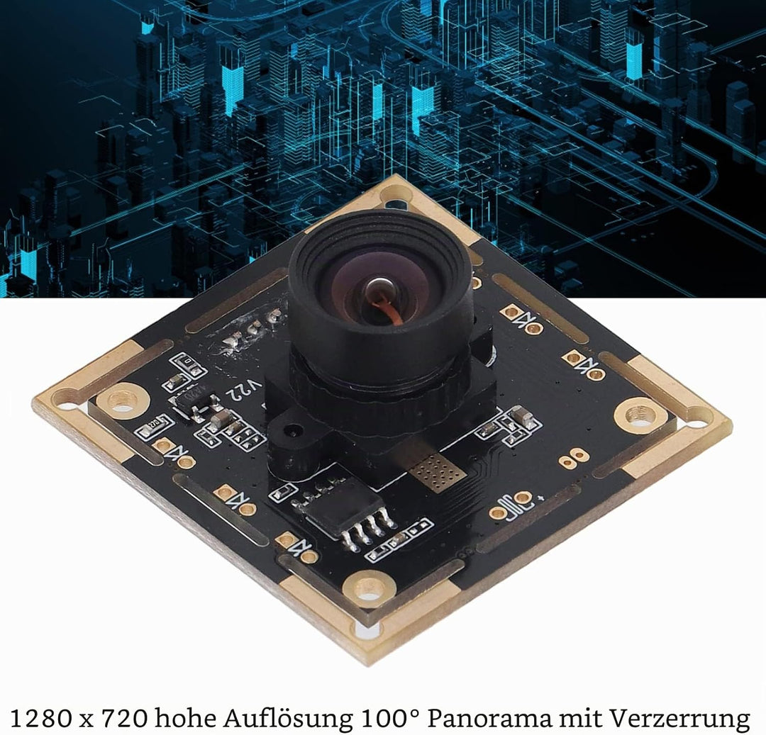 YWBL-WH USB 2.0 Kameramodul 1MP Weitwinkel 100°, 3 Stück PC Kamera Modul für Computer, Webcam Ersatz