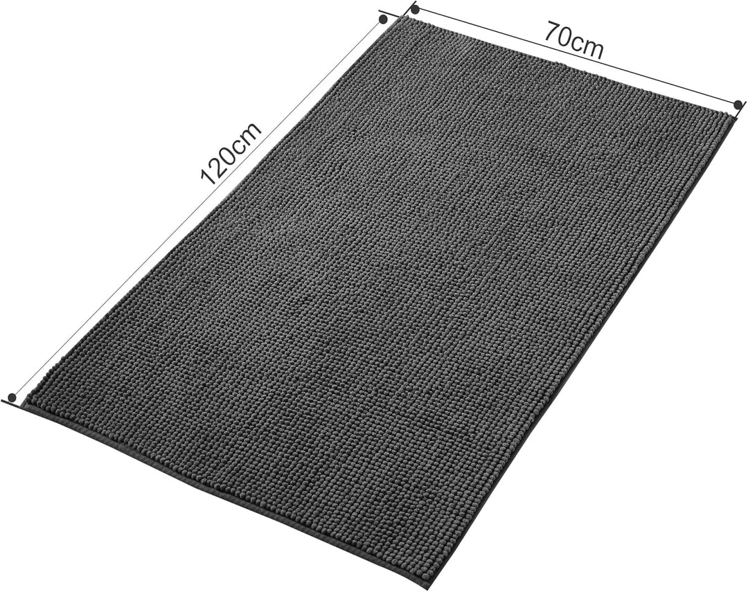 Decomira Badematte rutschfest | Als Badteppich Set kombinierbar | Badezimmer-Teppich Bad-Vorleger wa