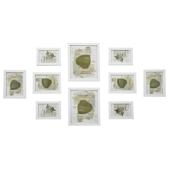 SONGMICS Bilderrahmen 10-er Set Fotorahmen - 2 STK. 20 x 25 cm, 4 STK. 13 x 18 cm und 4 STK. 10 x 15