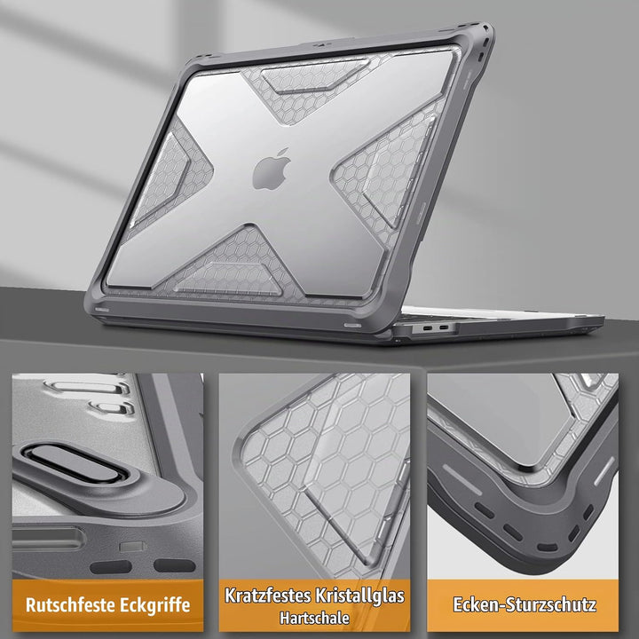 Fintie Hülle Kompatibel mit MacBook Pro 13 Zoll M2/M1 (2022-2016) A2338/A2289/A2251/A2159/A1989/A170
