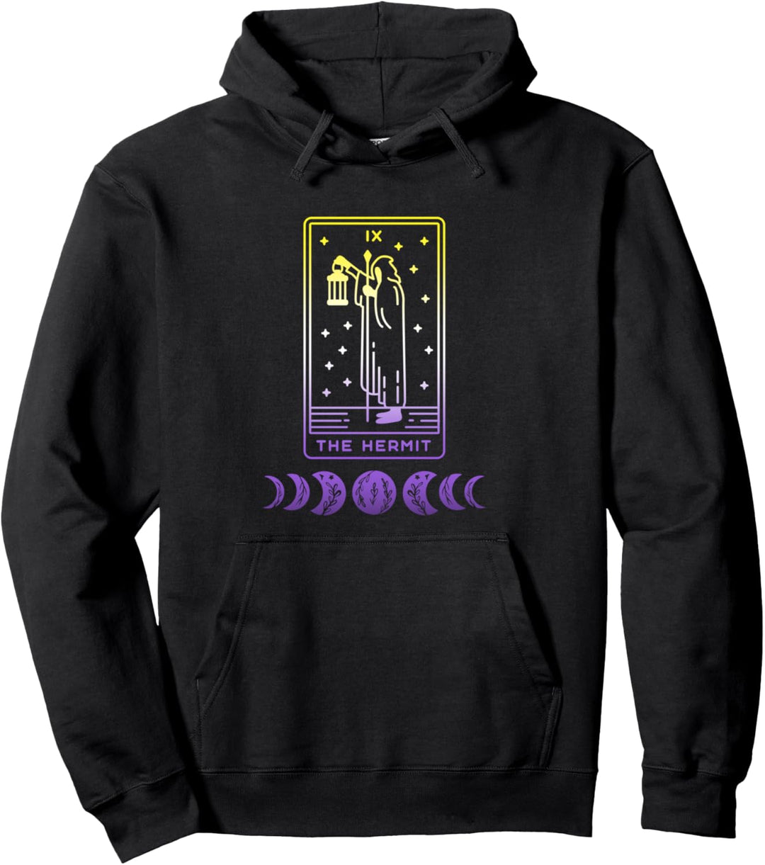 Nonbinary LGBTQ The Hermit Tarotkarte LGBT Enby Non-binary Pullover Hoodie