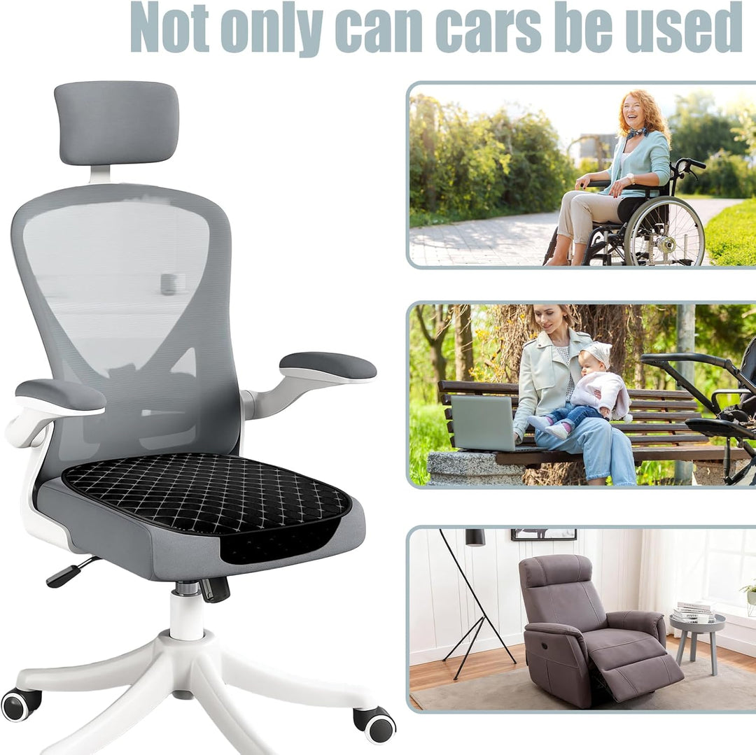 Sitzauflage Auto, 2 Stück Sitzkissen Auto Vordersitze, Stilvolle Car Seat Cover Vordersitze, wasserd