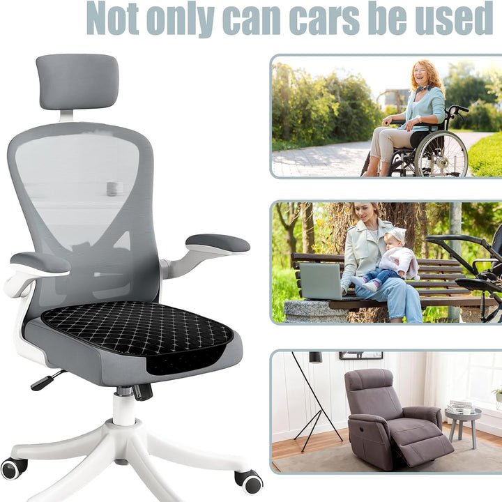Sitzauflage Auto, 2 Stück Sitzkissen Auto Vordersitze, Stilvolle Car Seat Cover Vordersitze, wasserd