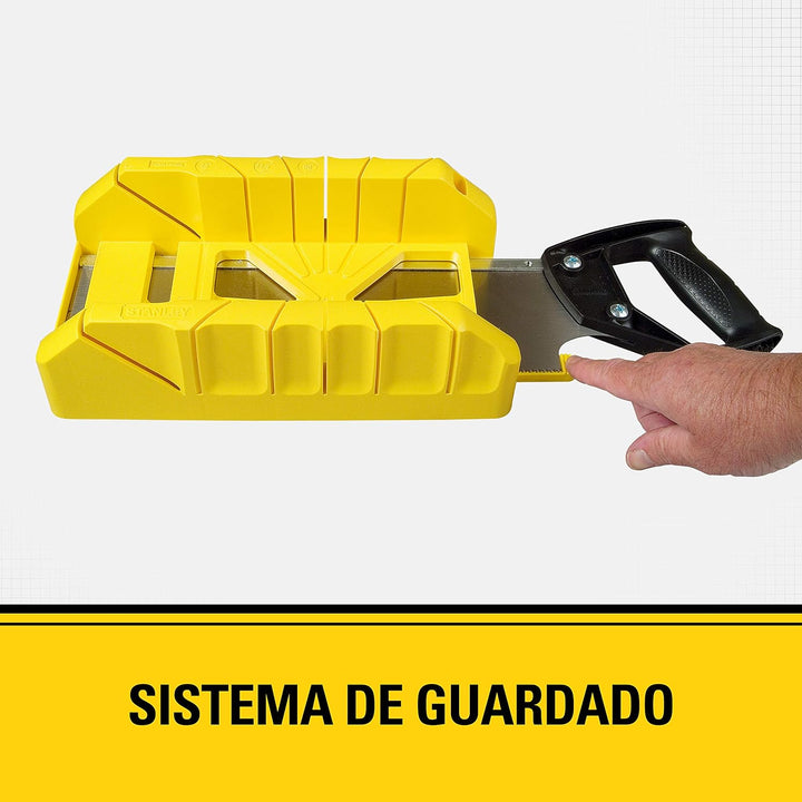Stanley Gehrungsbox für 19-800 Sägen, mit 30,5 cm Rücksäge, 1 Stück