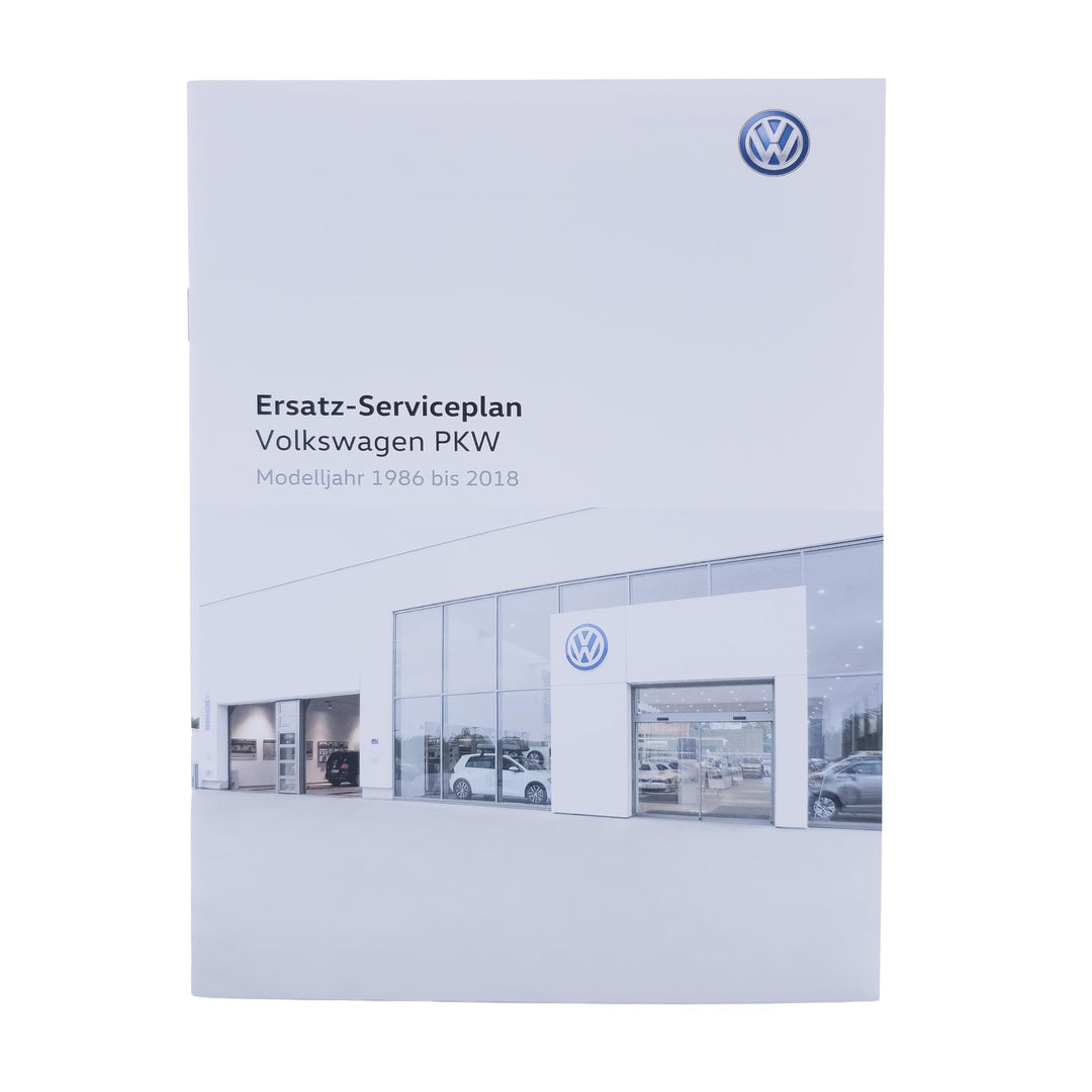 Volkswagen Original VW Serviceplan Serviceheft Scheckheft für PKW