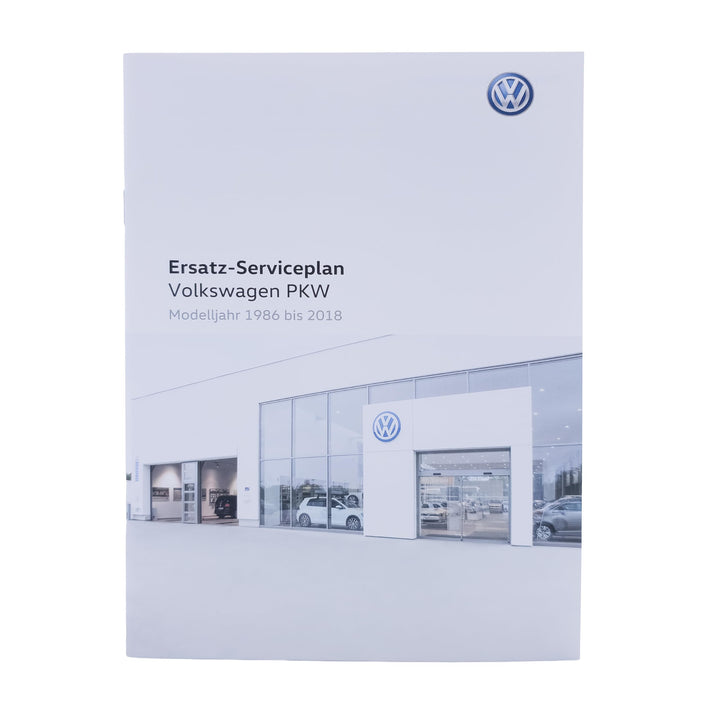 Volkswagen Original VW Serviceplan Serviceheft Scheckheft für PKW