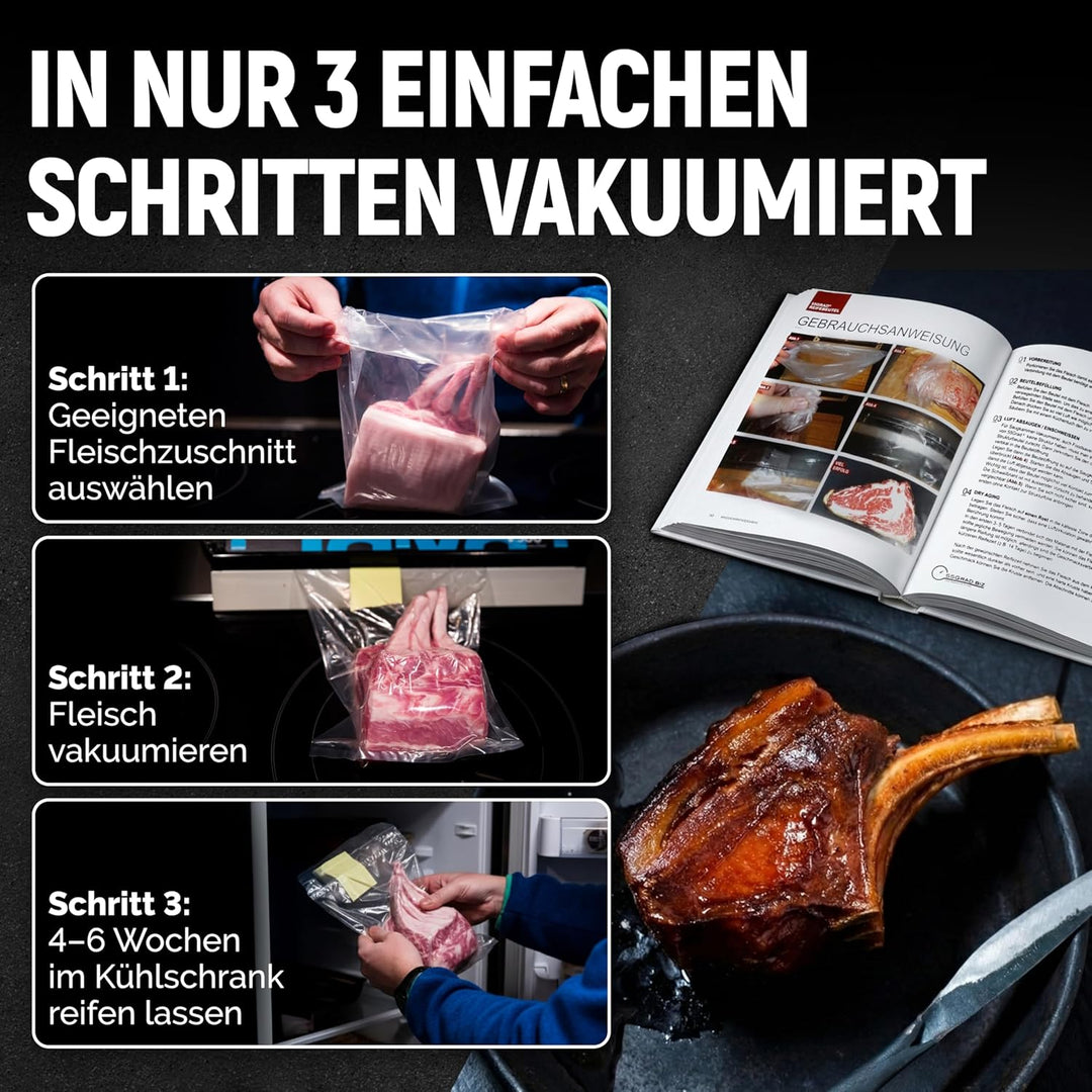 Reifebeutel Dry Aged Beef 3 Meter Rolle